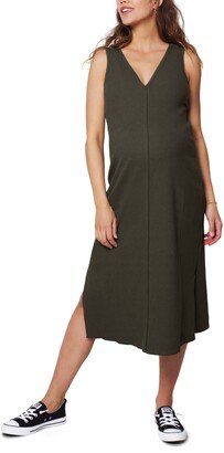 Everywhere Midi Column Maternity Dress