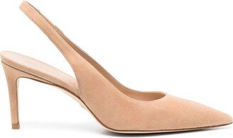 Slingback 85mm Suede Pumps