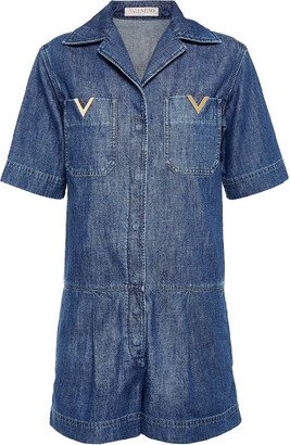 Denim Romper