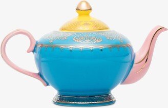 Blue Grandpa Porcelain Teapot