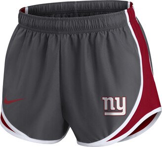 Women's Dri-FIT Logo Tempo (NFL New York Giants) Shorts in Grey