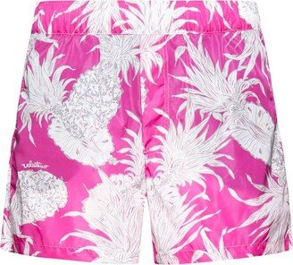 Pineapple Print Swim Shorts-AC