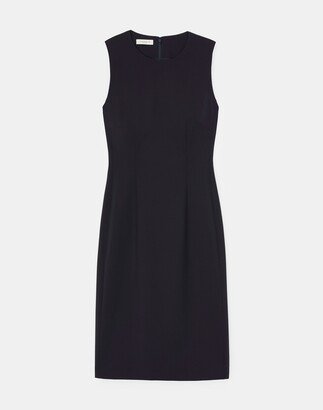 Petite Stretch Wool Sheath Dress