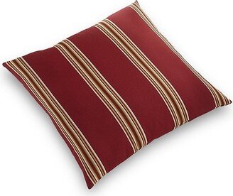 Tempo Home Terrasol Cabana Stripe Chili Pepper Outdoor Floor Pillow.