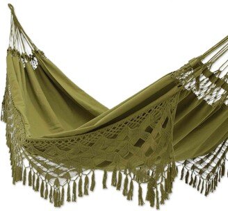 Handmade Olive Eden Cotton Hammock