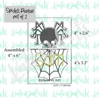 Spider Plaque Set Of 2 Cookie Cutters