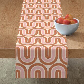 Table Runners: Retro Mod Table Runner, 108X16, Pink