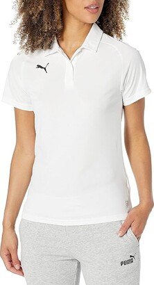 Women's Liga Sideline Polo (White-Black) Women's Clothing