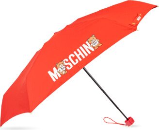 Umbrella With Logo Unisex - Red-AC