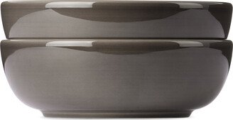 Gray Large Bilancia Deep Bowl Set