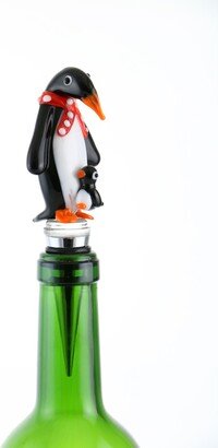 Three Star Penguin Bottle Stopper