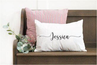 Custom Pillow, Personalized Name Pillow Covers, Personalize Kissen, Personalise Cushion