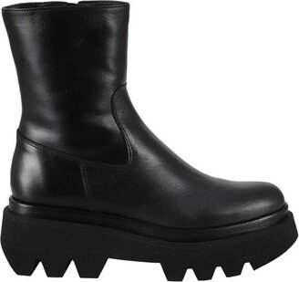 Osian Round-Toe Zipped Boots-AA