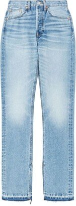 High-Rise Light Wash Jeans