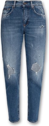 Distressed Jeans - Blue-AB