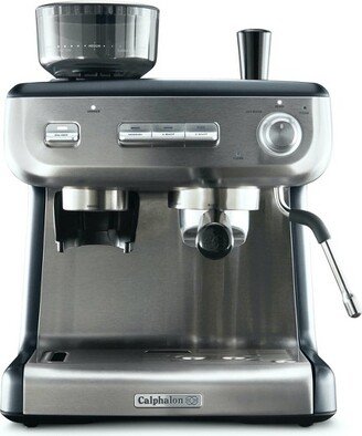 PrecisionHeat Espresso Machine with Burr Mill Grinder