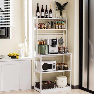 BESTCOSTY 5 Tier Kitchen Stand with 4 Hooks