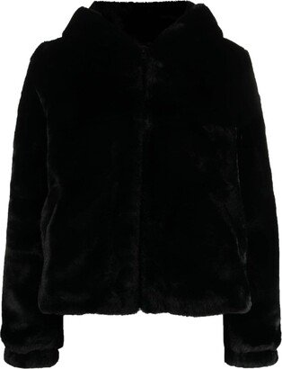 Zip-Up Faux-Fur Jacket