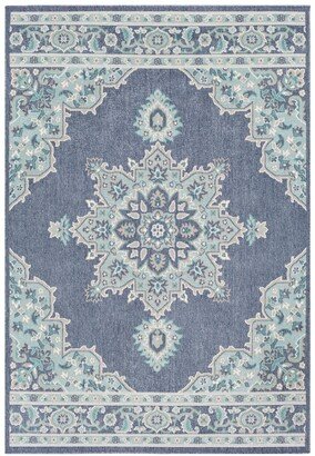 Alfresco Alf-9670 Charcoal 3' x 5'6 Area Rug, Indoor/Outdoor