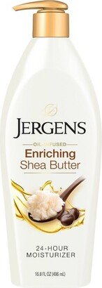 Enriching Shea Butter Hand and Body Lotion For Dry Skin, Dermatologist Tested Shea Scented - 16.8 fl oz