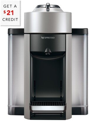 Nespresso Vertuo Coffee & Espresso Single-Serve Machine With $21 Credit-AB