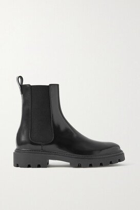 Gomma Pesante Glossed-leather Chelsea Boots - Black