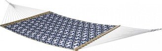Vivere Ltd. Vivere Double Quilted Fabric Hammock in Nautical