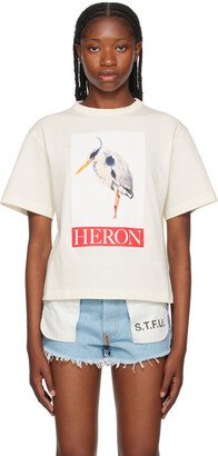 Off-White Heron Bird Painted T-Shirt