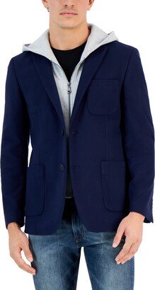 Men's Slim-Fit Stretch Hooded Sport Coat