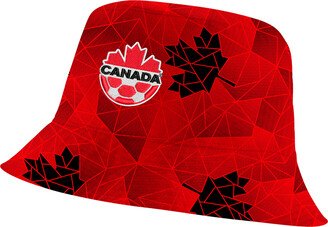 Canada Soccer Core Unisex Soccer Bucket Hat in Red