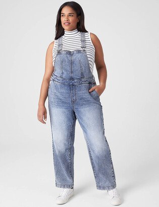 Straight Leg Denim Overall