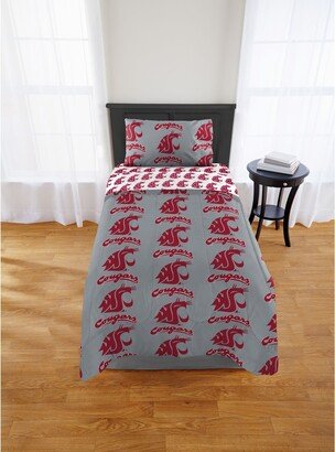 The Northwest Company COL 808 Washington State Cougars Twin Bed in a Bag Set