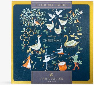 Selfridges Edit 12 Days of Christmas Cards Pack of Eight