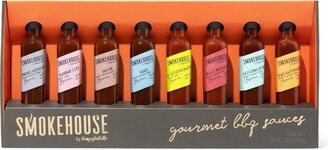 Smokehouse by Thoughtfully, Gourmet Bbq Sauce Sampler Set Gift Set, Set of 8