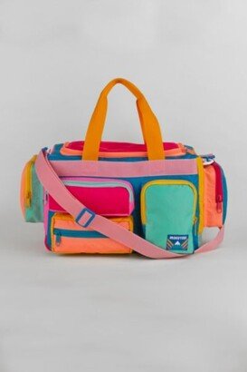 Mokuyobi Camp Colorblock Weekender Travel Duffle Bag