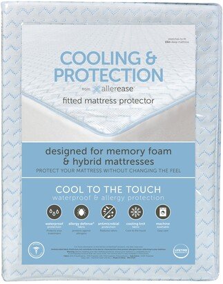 Cooling and Protection Mattress Protector for Memory Foam Mattresses, Twin