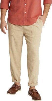 Big Tall Casey Linen Blend Pants (Sand) Men's Casual Pants