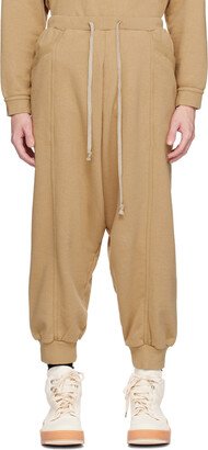 Beige O-Project Drawstring Lounge Pants