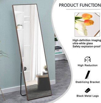 Solid Wood Frame Full-length Mirror