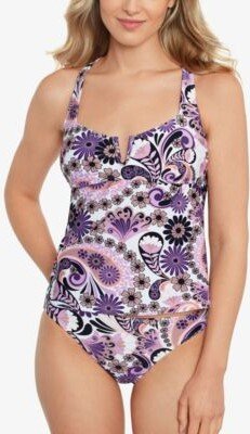 Salt + Cove Salt Cove Juniors Printed Tankini Top Bottoms Created For Macys