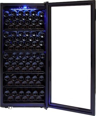 124 Bottle Freestanding Wine Cabinet Refrigerator