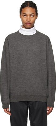 Gray Crewneck Sweater-AB