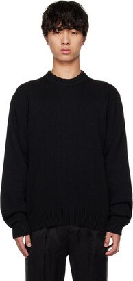 Black Crewneck Sweater-AB