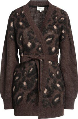 Cardigan Dark Brown-AC