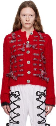 Red Bow Cardigan