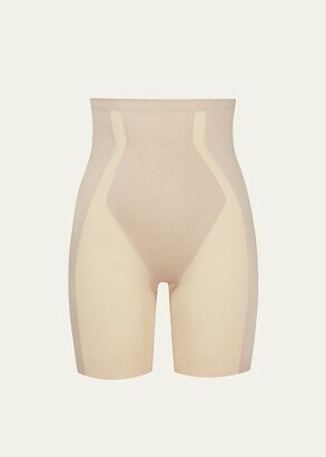 Haute Contour High-Waisted Mid-Thigh Shorts