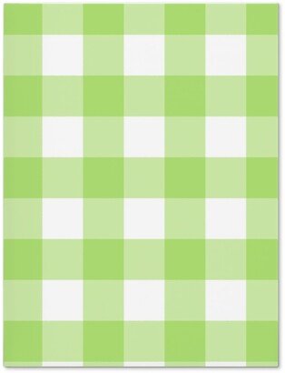 Journals: Gingham Checks Journal, Green