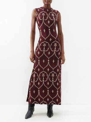 Gypsy Heart Printed Maxi Dress