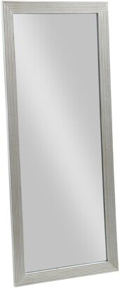 Somette Solstice Silver Floor Mirror