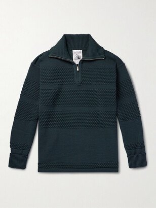 Wool Half-Zip Sweater-AB